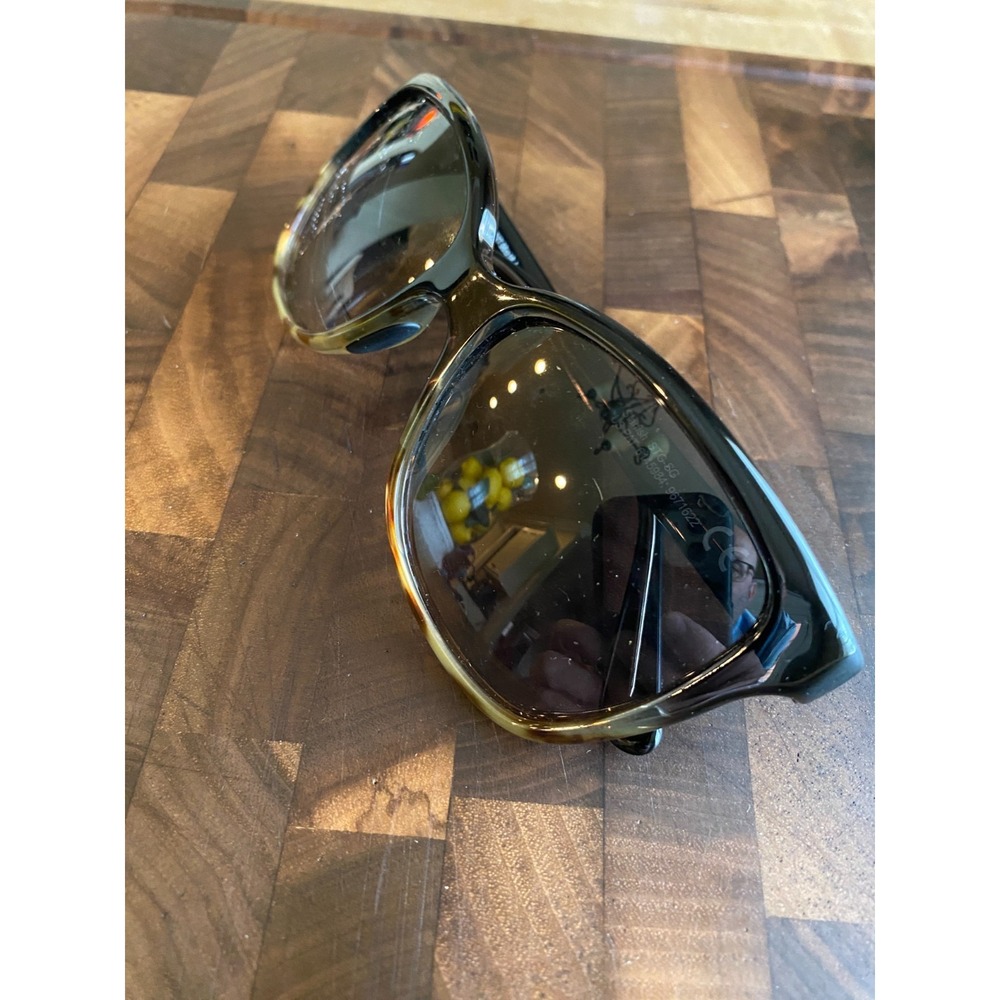 Maui Jim Starfish MJ 744-02T Cat Eye Black Sunglasses Lens Broken for Repair - Picture 3 of 9